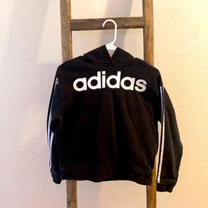 Adidas unisex sweatshirt black and white with logo